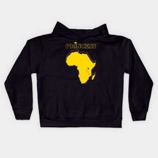 Pride African Princess Gift African Lovers Kids Hoodie